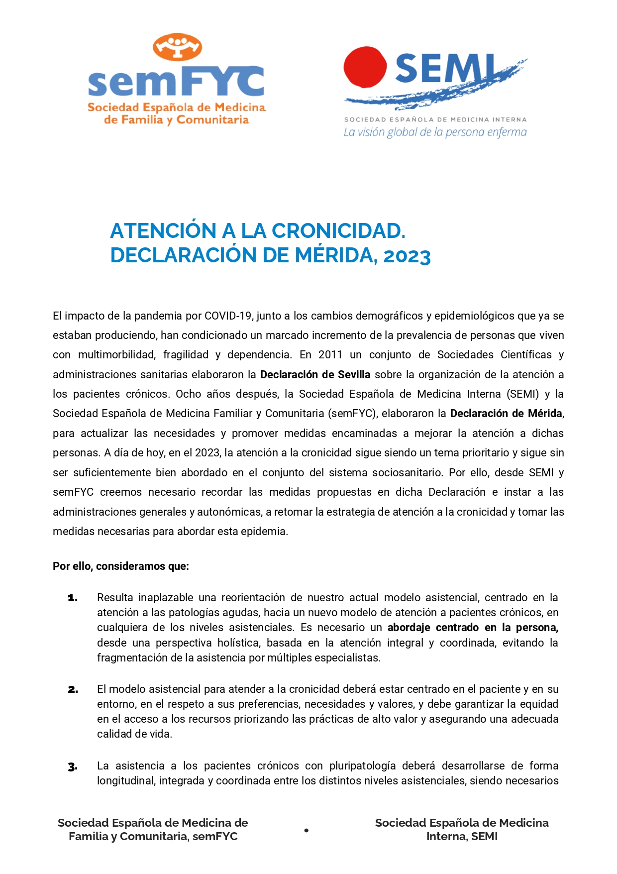 Declaración de Mérida 1