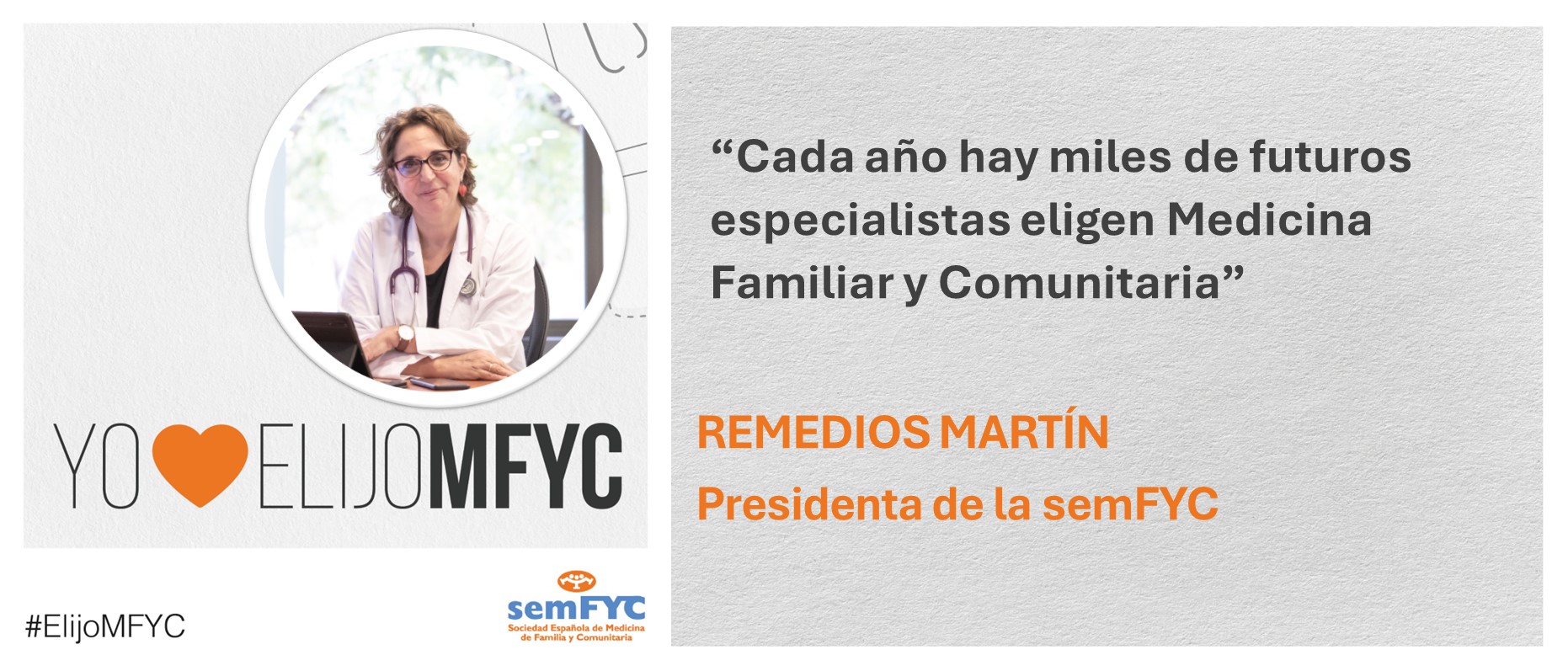 Remedios Martín: “Cada año hay miles de futuros especialistas que eligen Medicina Familiar y Comunitaria”