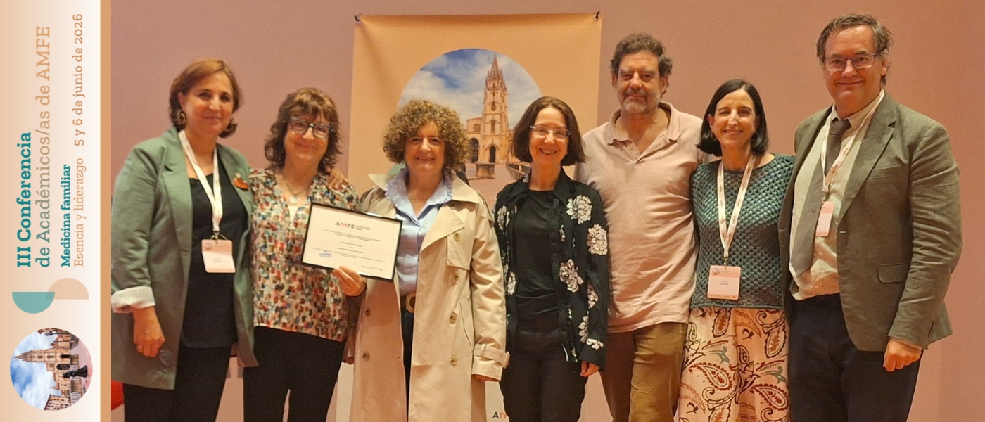 La Universidad de Vic y la Universidad de Zaragoza, reconocidas por la AMFE por su apuesta por la Medicina de Familia en la docencia y el profesorado