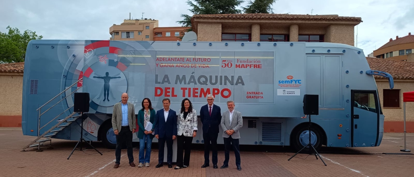 “La Máquina del Tiempo” llega a Albacete para promover hábitos de vida saludables