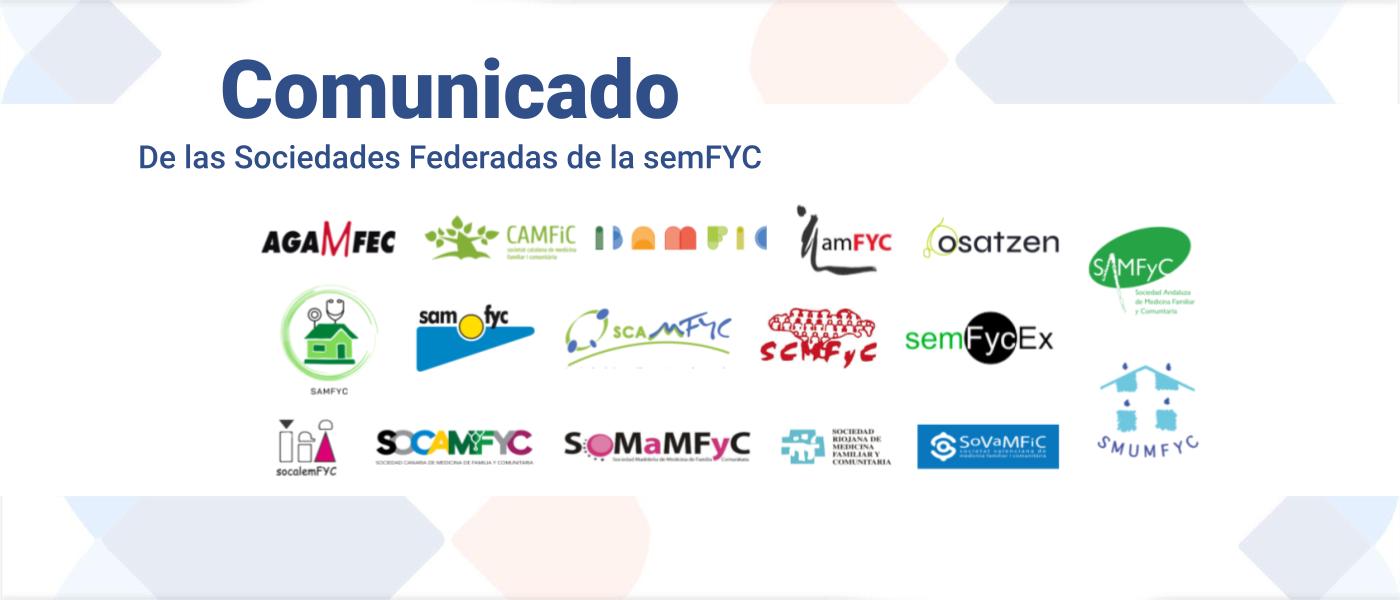 Comunicado de la semFYC y las 17 Sociedades Federadas en relación a la contratación de recién egresados