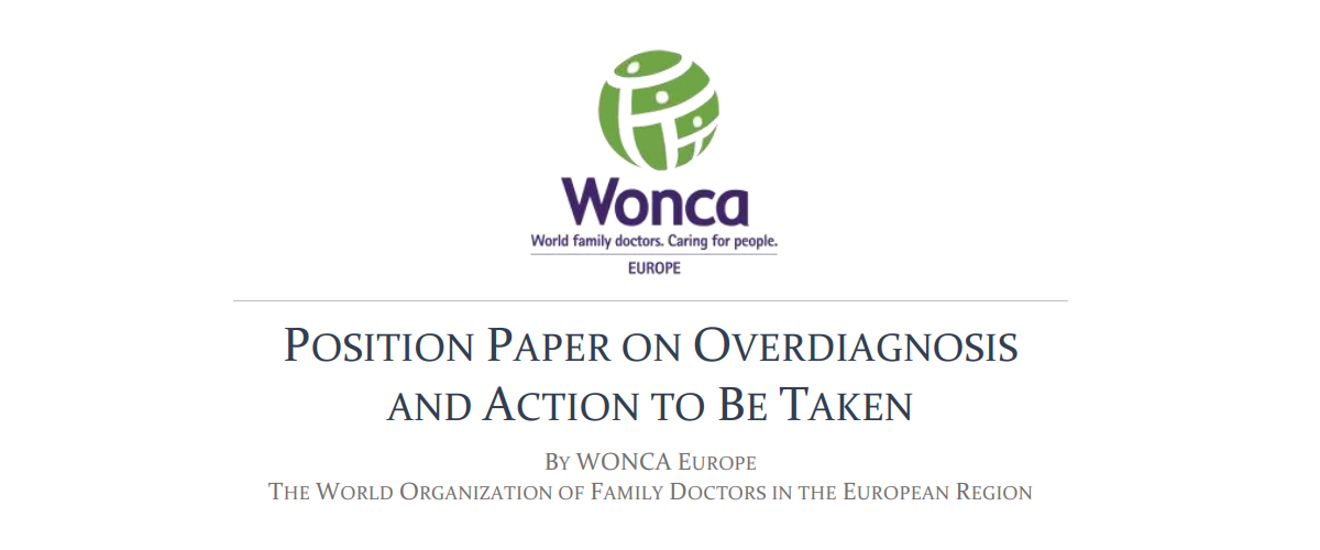 Documento de WONCA Europa acerca del Sobrediagnóstico