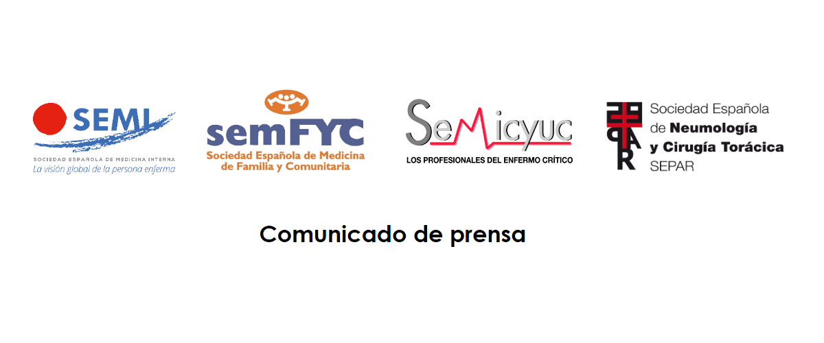 Comunicado conjunto de SEMI, semFYC, SEMICYUC y SEPAR