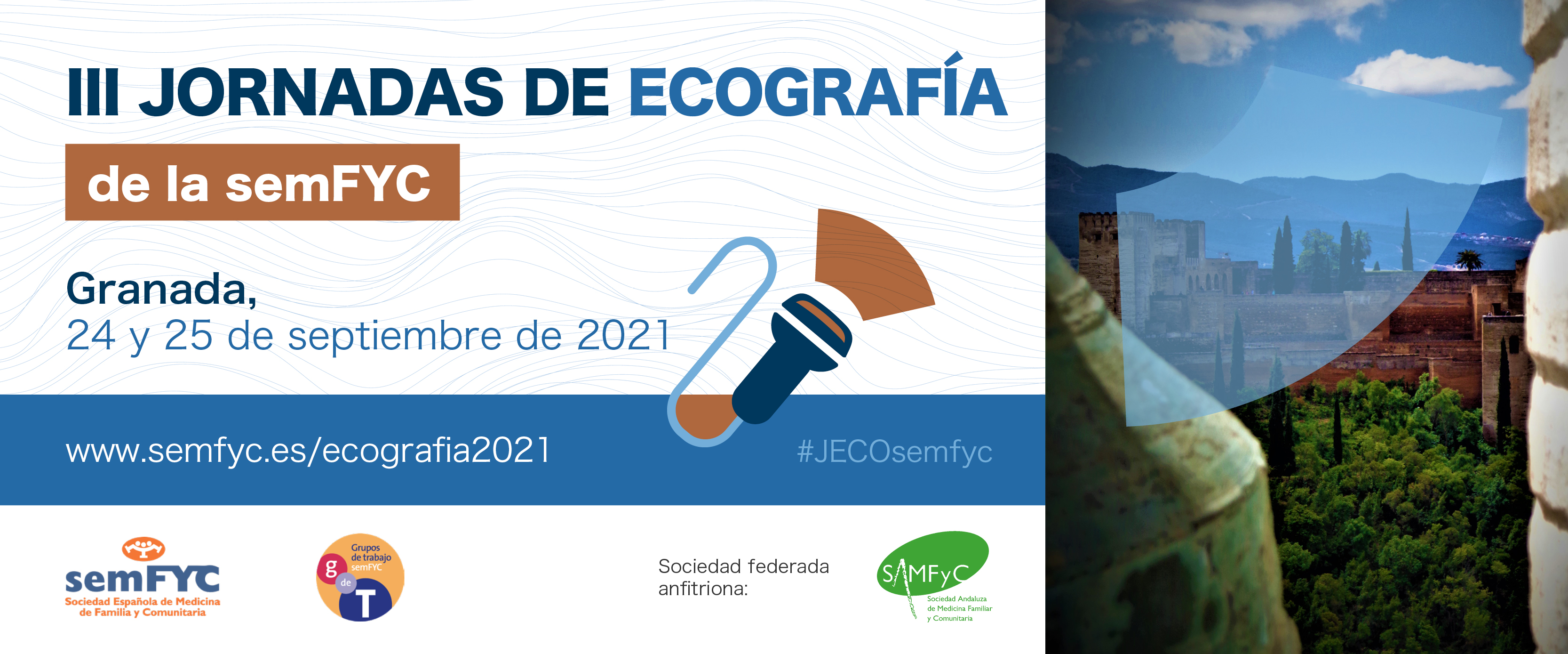 La COVID-19 tendrá un protagonismo especial en las III Jornadas de Ecografía que se celebrarán en Granada