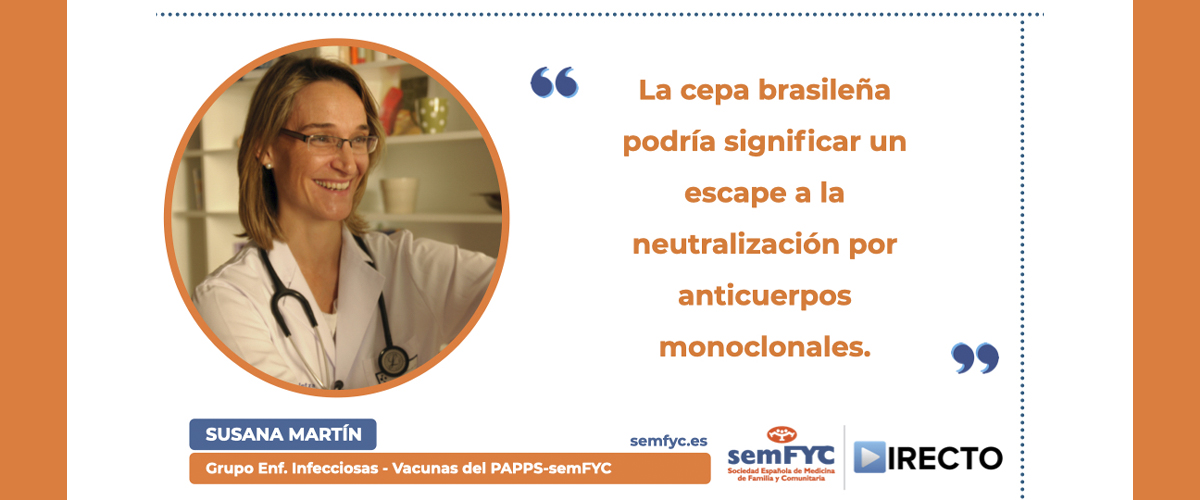 “Con la vacuna de AstraZeneca los beneficios superan los riesgos de los efectos secundarios”, Susana Martín, coordinadora del Grupo PAPPS-semFYC de Enfermedades Infecciosas y Vacunas