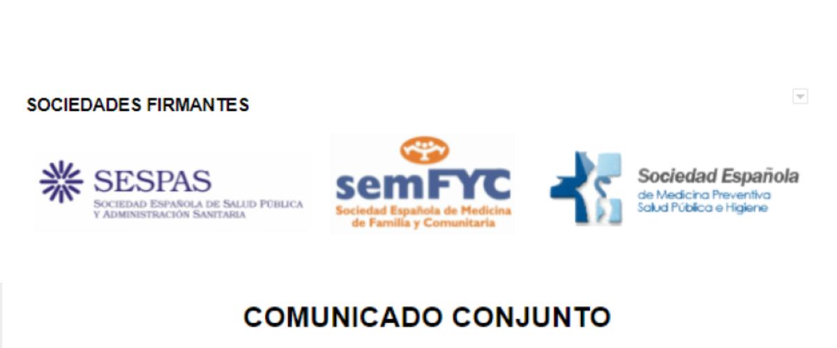 SEMFYC, SESPAS Y SEMPSPH  denuncian la externalización de la vacunación en la comunidad de Madrid al tiempo que se cierran centros de salud. Esta decisión de externalizar la vacunación de la población a empresas privadas supone riesgos para los ciud...