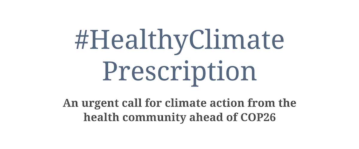 La semFYC receta #ClimaSaludable de cara al COP26, conferencia sobre cambio climático de la ONU