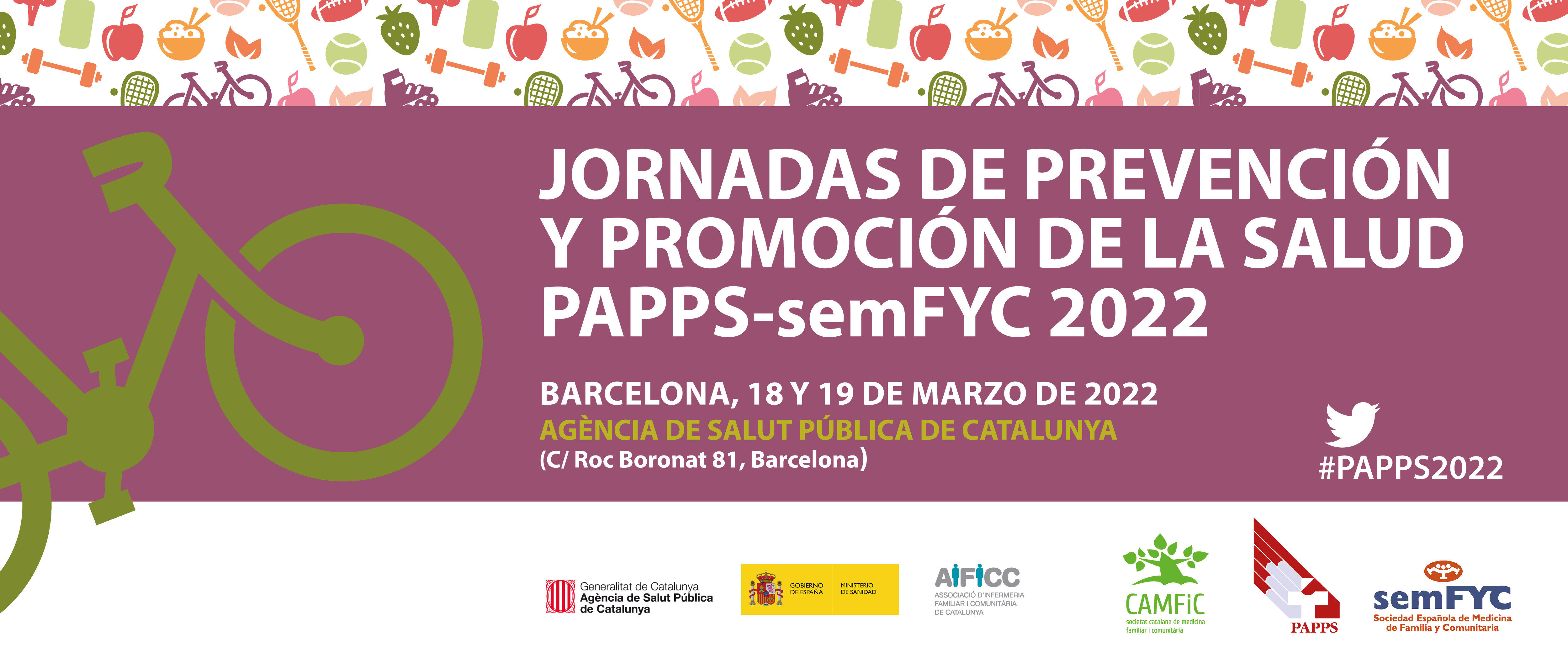 Las Jornadas PAPPS-semFYC 2022 desarrollan un completo programa para su celebración en Barcelona