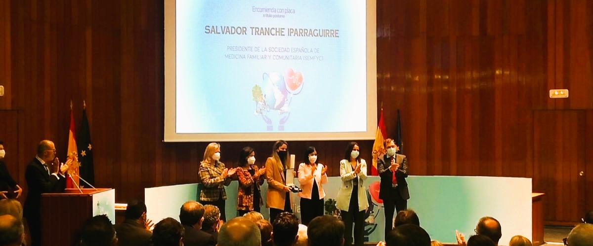 El Ministerio de Sanidad homenajea a Salvador Tranche en el acto del Día Mundial de la Salud