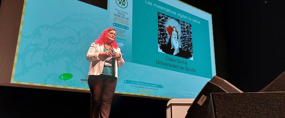 Clara Grima, conferenciante del 42º Congreso semFYC en Sevilla: “Las matemáticas son una herramienta muy poderosa para salvar el mundo”