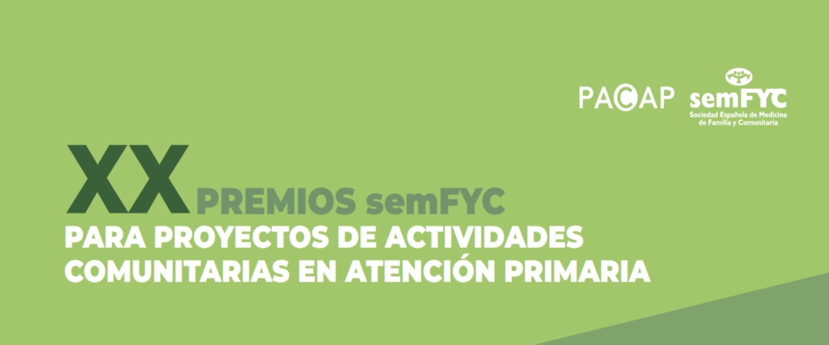 La semFYC convoca los XX Premios para proyectos de actividades comunitarias en Atención Primaria