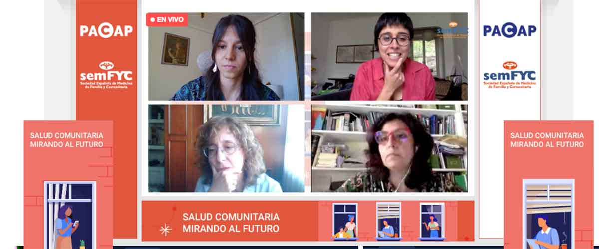 Susana Aldecoa, Laura Martínez y Belén Benedé sientan las bases de la Atención Comunitaria en el webinar Salud Comunitaria: mirando al futuro